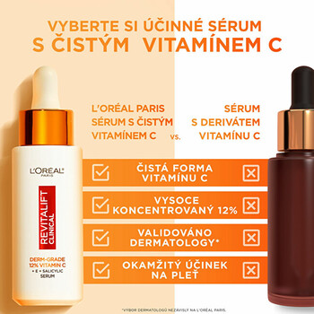 Revitalift Clinical Serum - Pleťové sérum s čistým vitamínem C